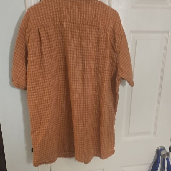Men's Brown Checkered Shirt - Picture 7 of 7